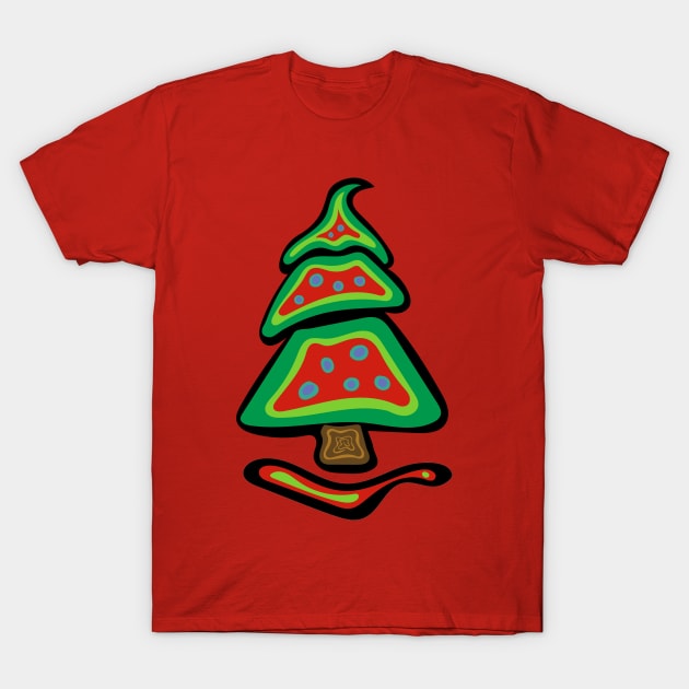 Merry Christmas Mino Makosekisikaw Holiday Indigenous Ojibwe WAWEZHI CANADA T-Shirt by WAWEZHI